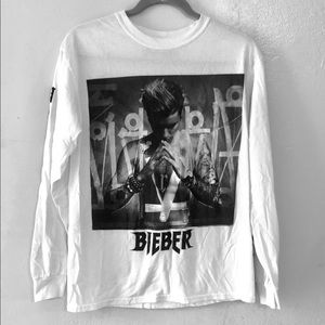 Justin Bieber Purpose Tour Long Sleeve M